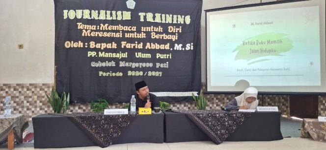 
 Gemakan Literasi Santri, Pengurus Putri Gelar Pelatihan Menulis Resensi